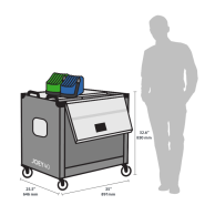 Chariots de charge, stockage et transport abordable - Joey™ 30 et 40 appareils - capacité jusqu'à 40 appareils mobiles_2