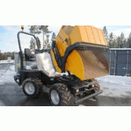 Machine de chantier pour transport de matériaux lourds