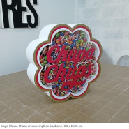 Logos ou lettres en polystyrène à remplir - Peinture sur toutes les faces ou lettres blanches_0