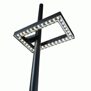 Luminaire CadreLed - innovant, IP66 IK10, 36 à 86W, 3000K ou ambre, versions Ambiance/Urbain/Trame noire_2