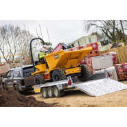 Remorque porte-engin robuste, configurable et polyvalente pour engins - Disponible en version double essieu - GENERAL PLANT -  551-2713-27-2-13_2