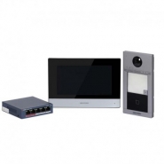 Kit interphone vidéo IP Hikvision DS-KIS604-S - Antivandal avec caméra Full HD, vision nocturne et stockage SD_2