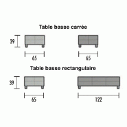 Table basse SF3 - 65, Beige_2