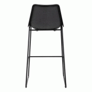 Tabouret haut Rodeo noir | Bolero - FB883_2