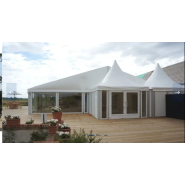 Tente Pagode carrée élégante à Toiture Pointue pour événements - HTS TENTIQ GMBH_2