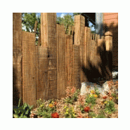 Traverses de jardin en bois pour allées piétonnes ou carrossables