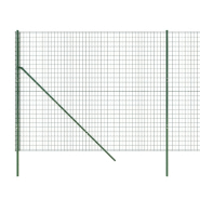 Vidaxl clôture en treillis métallique vert 1,4x10 m acier galvanisé 154051_2