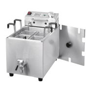 Cuiseur à pâtes professionnel 4 paniers avec minuterie et robinet de vidange_2