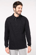 French rib - Polo côtelé manches longues Kariban - Réf: K221 - 100% coton, 330 g/m²_2