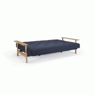 Canapé convertible Innovation Living Balder - Lit 140x200 cm - Tissu Mixed Dance Blue - Design scandinave et confort exceptionnel_2