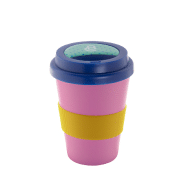 Mug thermos personnalisable - double paroi avec couvercle et poignée en silicone - 300 ml - minimum 50 pièces_2