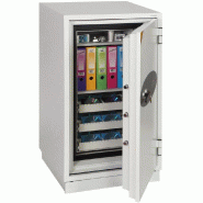 Armoire forte ignifuge 2 H - 2 étagères 5 plateaux multimedia - PHOENIX DATA COMMANDER DS4621 - Empreinte digitale_2