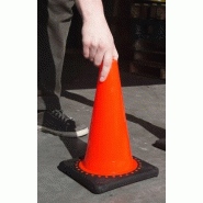 Cône de chantier 30 cm sans bande - PACK de 10 cônes_2
