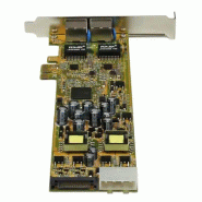 Carte Réseau PCI Express 2 ports Gigabit Ethernet RJ45 10/100/1000Mbps - POE/PSE_2