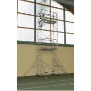 Echafaudage roulant en acier galvanisé generis 750-3 - comabi snc - hauteur de travail maxi.14 m_2