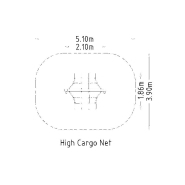 Jeu de grimpe en robinier - réf 8061272 - Hags - tranche d'âge 3 à 12 ans - 22 m² de zone de sécurité_2