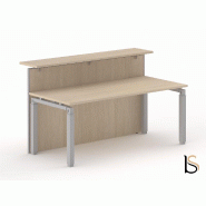 Banque d'accueil droite ROCK Arche - Mobel Linea. - 80, Blanc_2