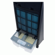 Rafraîchisseur d'air 4 en 1 - 100W - Ventilateur, Ioniseur, Humidificateur - Affichage LED et télécommande_2