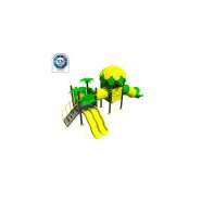 Structure de jeux tubulaires en acier et polyéthylène - FOREST 004 - PE KS002C DT - Dimensions 2,93 x 7,50 x 4,15 h - Play Wily_2