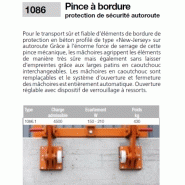 Pince à bordure de protection routes et autoroutes - CMU 4.5 tonnes - Référence 1086.1_2