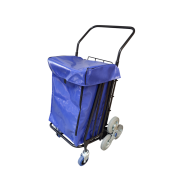 Chariot pliable de distribution publicité à roues etoilées - Référence : TR034R6_2