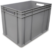 Bac gerbable 600 x 400 - Fond plein ou ajouré - Disponible en blanc ou gris_2