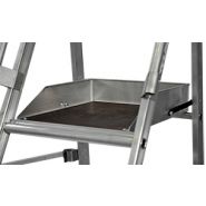 Erm - Plateforme de travail individuelle en aluminium - Centaure - 4 à 14 marches - Marches antidérapantes de 80 mm de large_2