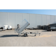 Remorque benne hydraulique - HUMBAUR 3053 HUK 132314 et 3054 HUK 152314 - Qualité allemande avec équipements renforcés_2