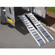 Rampe de transport pliable avec capacité de charge de 100 kg par rampe