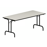 Table pliante robuste et compacte pour espaces polyvalents_2