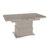 Mobilier contemporain avec structure en MDF laqué taupe