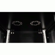 VALUE Boîtier mural 19 pouces 12U, 600 x 600 mm, noir, kit à assembler_2