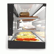 Vitrine chauffante LOGIC - Bain marie - 6 bacs GN 1/3 - 3 niveaux | Sayl Barcelona_2