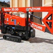 Nacelle araignée sur chenille performante et légère, capacité de charge de 230kg avec une hauteur de travail de 19.40m - SPIDER 20.95_2