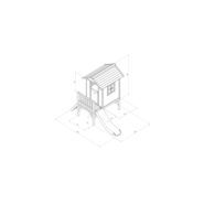 40906 - Structures de jeux combinées - Gamm Vert - Maisonnette sur pilotis en bois Hemlock FSC - Poids : 56 kg_2