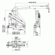 Grue auxiliaire - XCMG SQ5ZK2Q - 5 tonnes - Rotation 360° - Hauteur max 11m_2