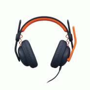 Logitech Zone Learn Casque Avec fil Arceau Education USB Type-C Bleu, Orange_2