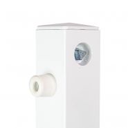 Pro-park-lock-tri1 - potelet de sécurité rabattable - groupe rms - 2 bandes réfléchissantes - avec clé pompier sur platine_2