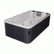 Spa de nage avec chromothérapie et système de filtration efficace