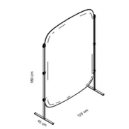 Cloison acoustique design FLOCON - coins arrondis - Référence 8037 FR207 - panneaux phono-absorbants modulaires_2