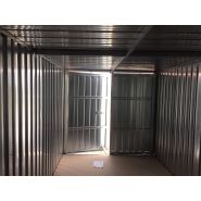 Container de stockage galva / démontable / 4m00 x 2m30 x 2m20 (h)