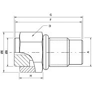 DN 2.5 (Série 961) - Coupleur en laiton nickelé CEJN pour air comprimé et fluides_2