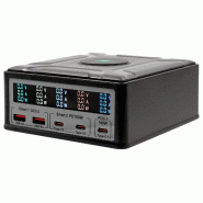 EXSYS EX-1107 Chargeur multiports High Power, QI 15W et USB-C PD à max. 260W_2
