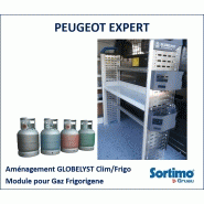 Sangles pour sécuriser l'intérieur d'un Peugeot Expert