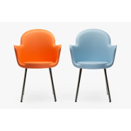 Lot de 6 Chaises GOGO coque polypropylène_2