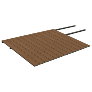 Vidaxl panneaux de terrasse et accessoires wpc marron/gris 30 m² 4 m 3070474_2