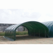 Tunnel de stockage eco / ouvert / structure en acier / couverture en pvc_2