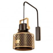 Applique intérieure de style industriel - E27 - coloris noir ou bleu - design Nacho Timón - aluminium et acier_2