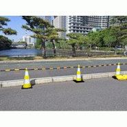 Barre extensible 1.2 à 2.15 m - Noir / Jaune_2