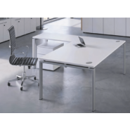 Bureau de direction contemporain avec un piétement métal arche - Astro - Buronomic_2